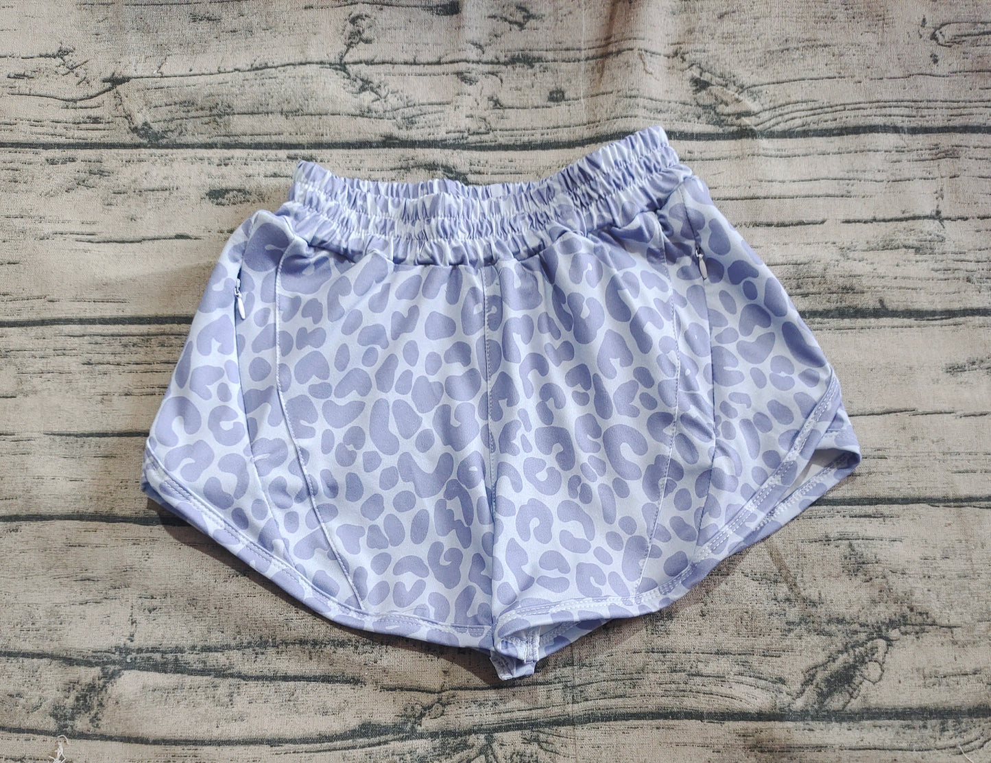 SS0464  Baby Girls Gray Camo Yoga Shorts Bottoms  D 4.11