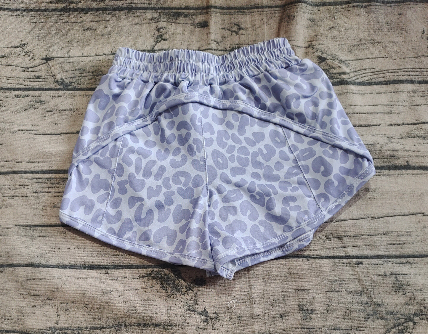 SS0464  Baby Girls Gray Camo Yoga Shorts Bottoms  D 4.11