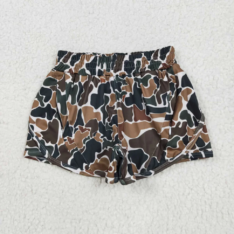 Sibling Baby Girls Leopard Yoga Athletic Shorts Bottoms  D 6.23