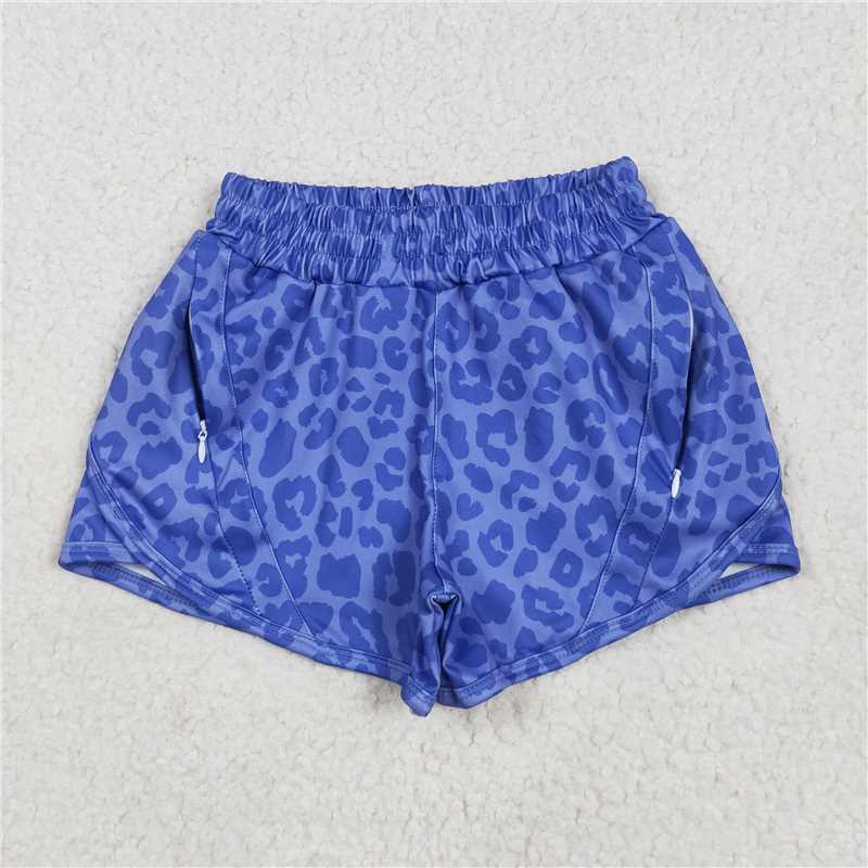 Sibling Baby Girls Leopard Yoga Athletic Shorts Bottoms  D 6.23