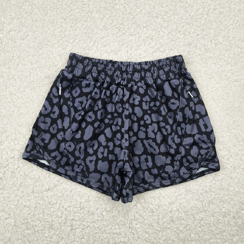 Mommy and Me Baby Girls Black Leopard Yoga Shorts Bottoms D 5.22