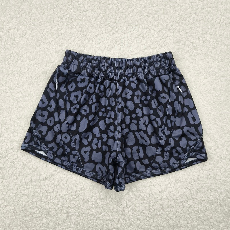 Sibling Baby Girls Leopard Yoga Athletic Shorts Bottoms  D 6.23