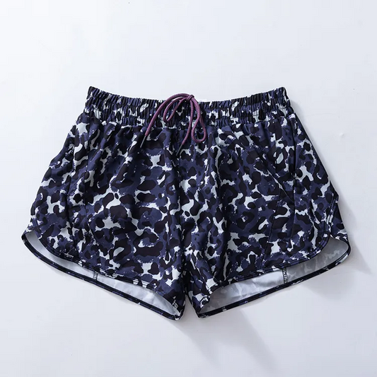 presale SS0481 Baby Girls Purple Leopard Yoga Shorts Bottoms D 3.11