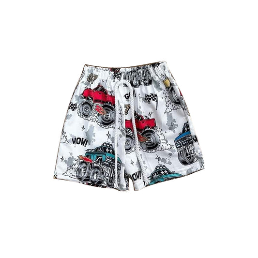 presale SS0516 Baby Boys Flags Cars Shorts Bottoms D 3.20