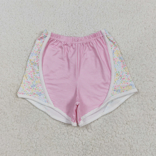 SS0518  Baby Girls Pink Floral Shorts Bottoms  D 4.21