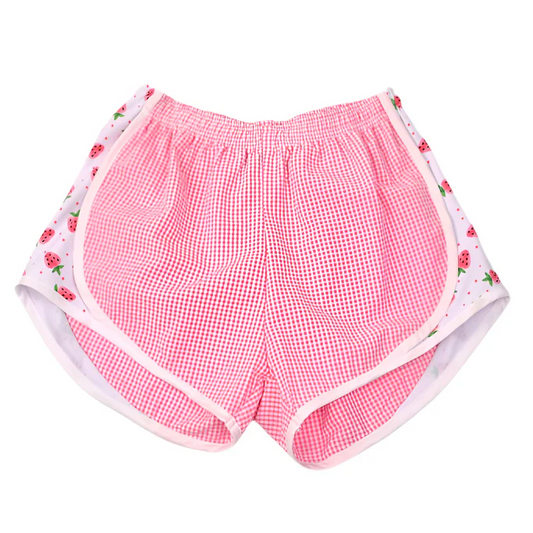 presale SS0521 Baby Girls Pink Strawberry Shorts Bottoms D 3.19