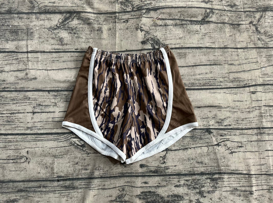 presale SS0528 Baby Girls Olive Bottomland Camo Shorts Bottoms D 4.21