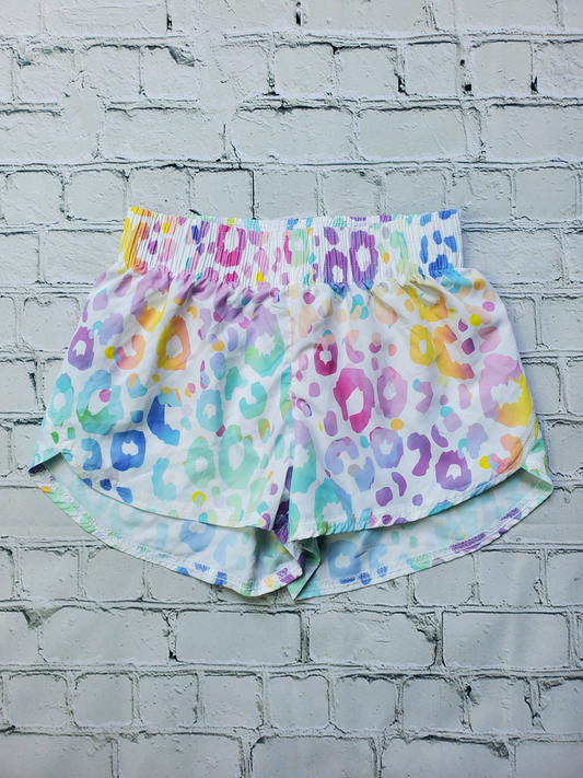 presale SS0532 Baby Girls Colorful Leopard Biking Shorts Bottoms D 3.22