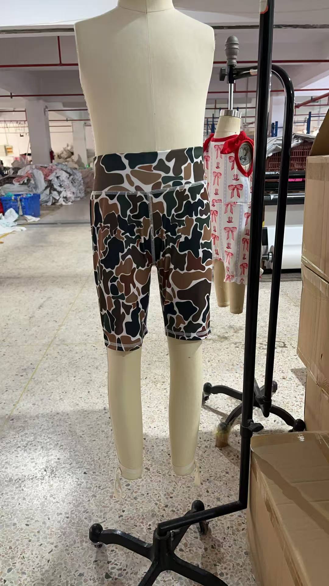 SS0534  Baby Girls Brown Camo Biking Shorts Bottoms  D 4.2