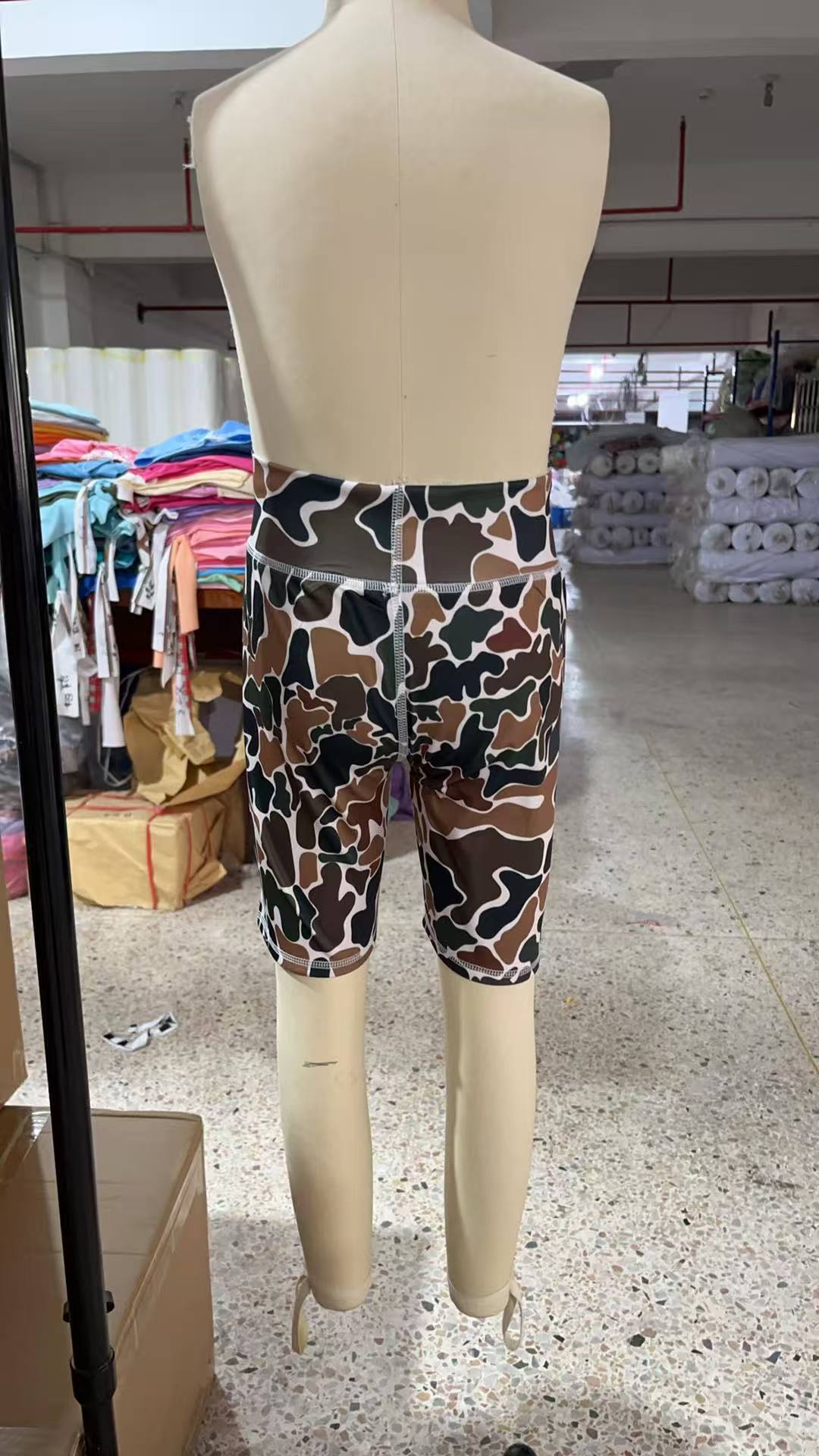SS0534  Baby Girls Brown Camo Biking Shorts Bottoms  D 4.2