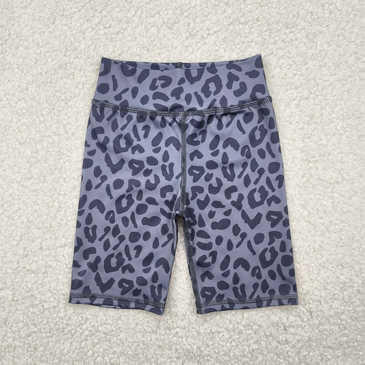 SS0539 Baby Girls Gray Leopard Biking Shorts Yoga Bottoms D 4.3
