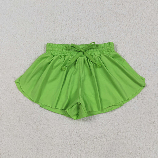 SS0548 Baby Girls Green Skort Shorts Bottoms D 5.8