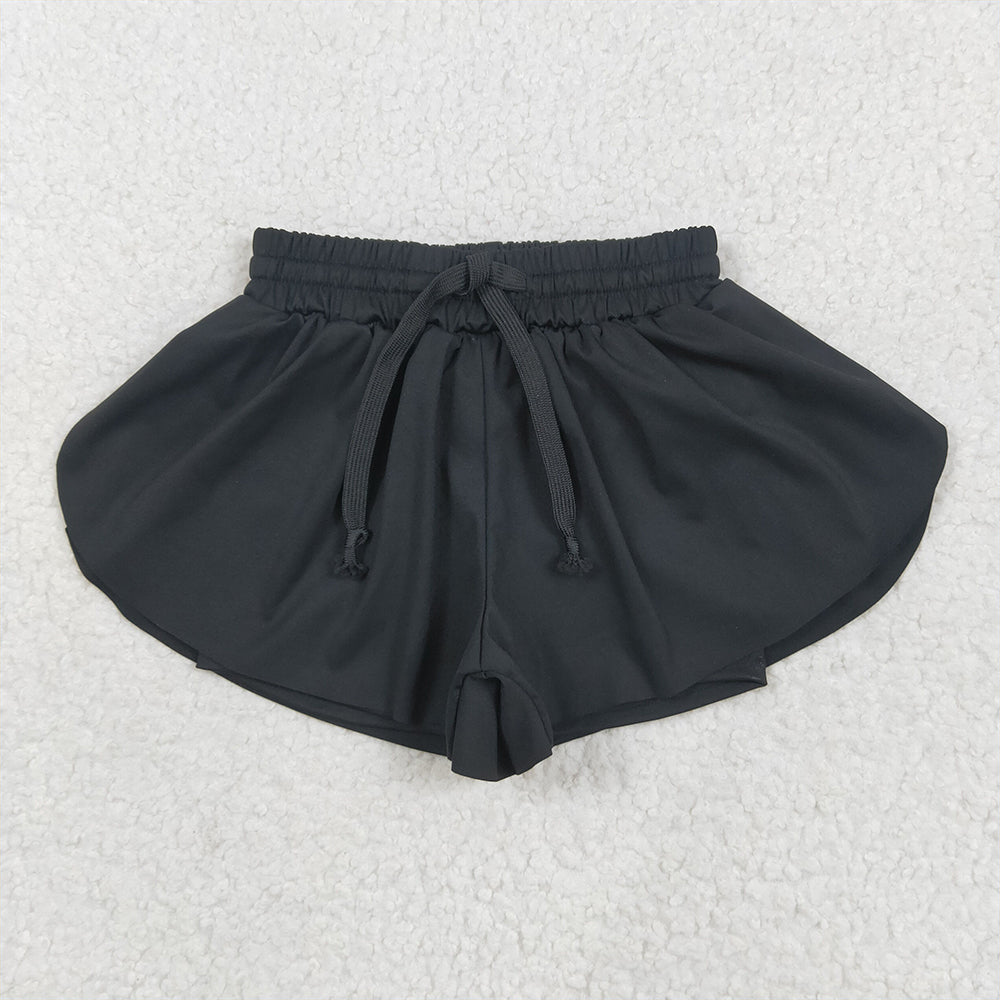 SS0551 Baby Girls Black Skort Shorts Bottoms  D 5.16