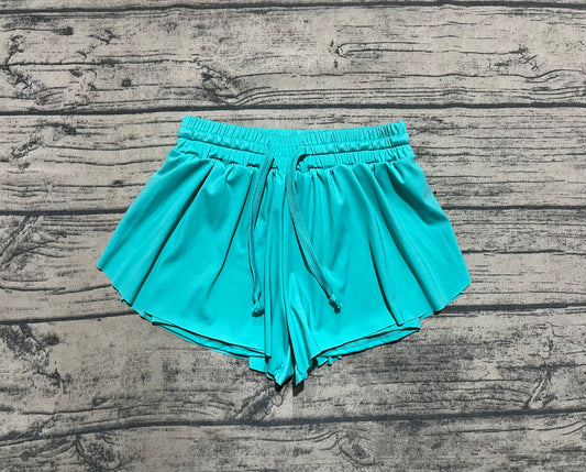presale SS0553 Baby Girls Aqua Skort Shorts Bottoms   D 5.8