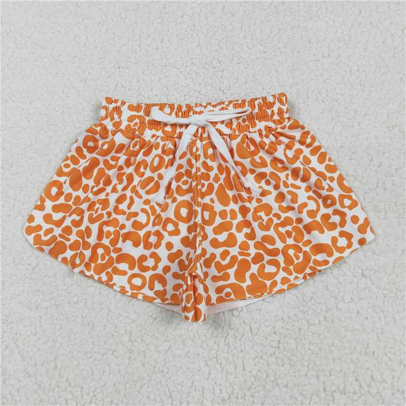 Sibling Baby Girls Colorful Bows Leopard Skorts Ruffle Summer Shorts Bottoms  D 6.23