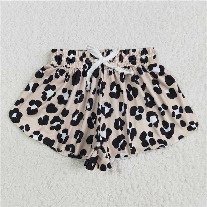 Sibling Baby Girls Colorful Bows Leopard Skorts Ruffle Summer Shorts Bottoms  D 6.23