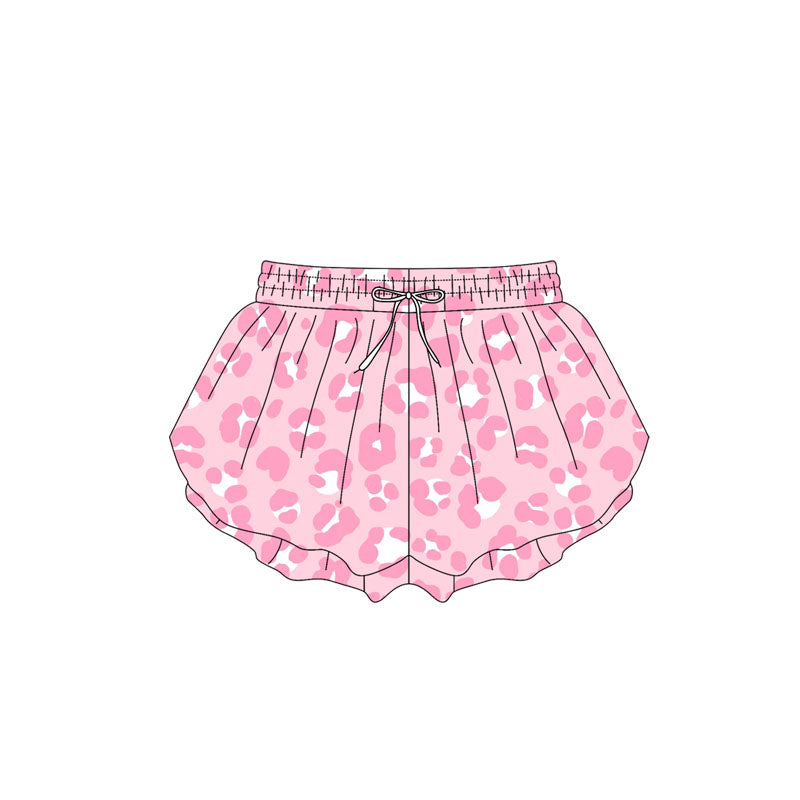 SS0587  Baby Girls Pink Leopard Summer Shorts Bottoms D 5.28