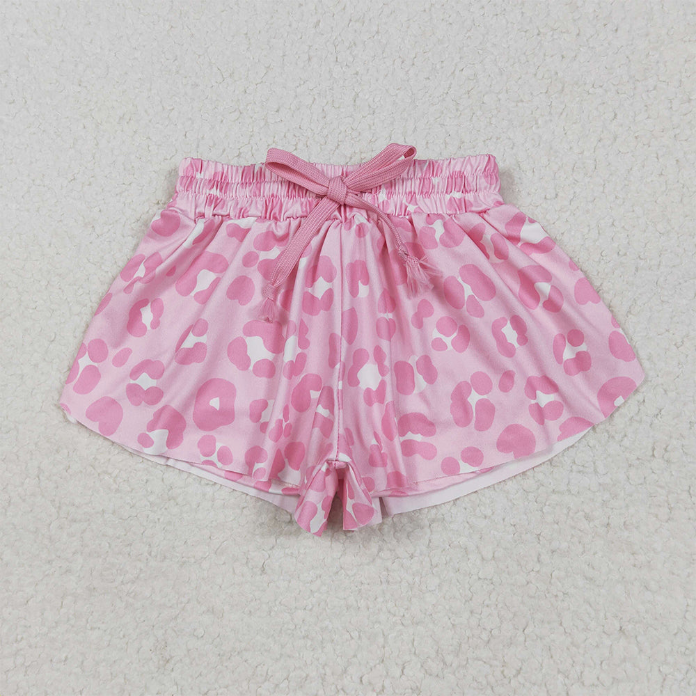 SS0587  Baby Girls Pink Leopard Summer Shorts Bottoms D 5.28
