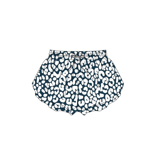 presale SS0589 Baby Girls Blue Leopard Summer Shorts Bottoms D 4.2