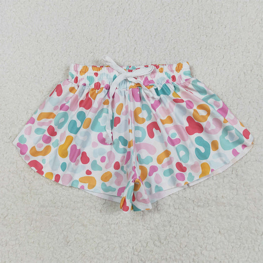 SS0592 Baby Girls Pink Blue Leopard Summer Shorts Bottoms D 4.2