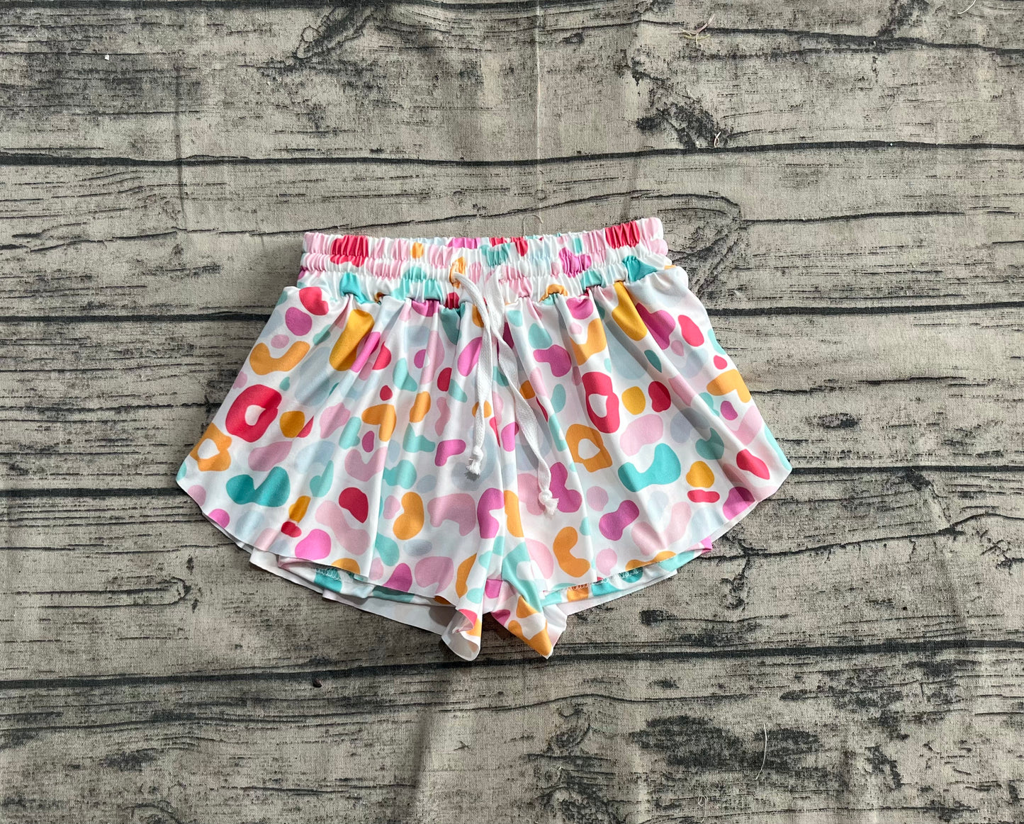SS0592 Baby Girls Pink Blue Leopard Summer Shorts Bottoms D 4.2