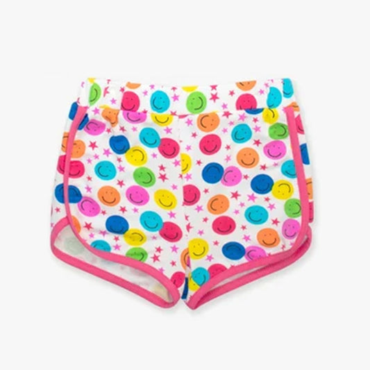 presale SS0615  Baby Girls Colorful Smiles Plaid Summer Shorts Bottoms  D 6.5