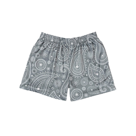 presale SS0628  Baby Girls Gray Flowers Summer Shorts Bottom D 7.2