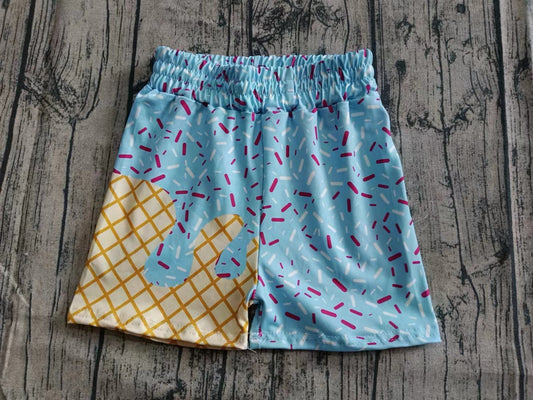presale SS0635 Baby Girls Blue Drip Team Shorts Bottom  D 7.15