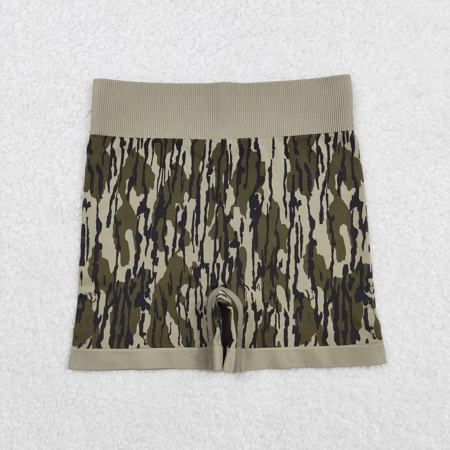 SS0642 Adult Women Camo Knitted Yoga Bottoms