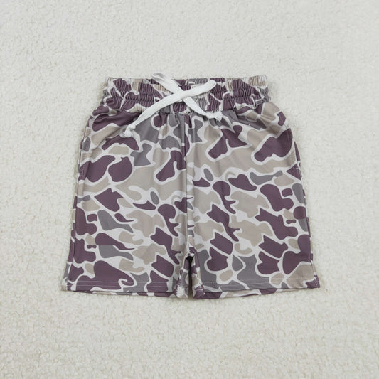 SS0733 Baby Boys Southern Dark Khaki Camo Pockets Shorts Bottom   D 1208