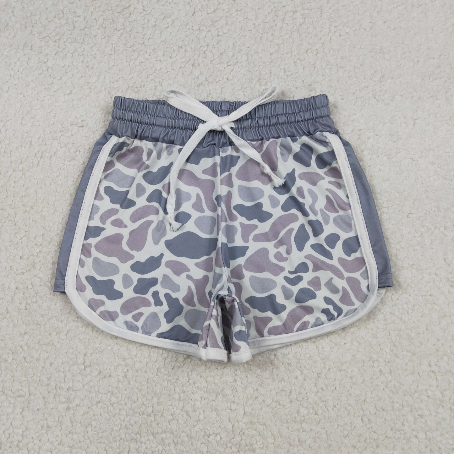 Baby Girls Southern Southern Light Grey Camo Shorts Bottom Infant Clothing Outfit for Girls
