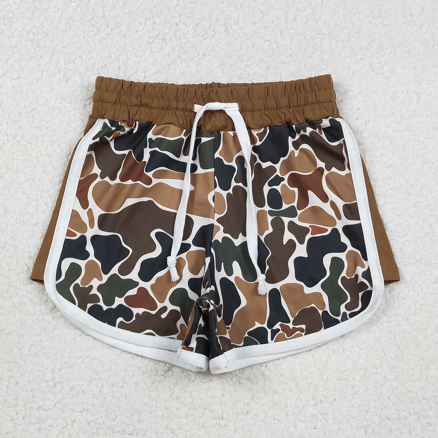 Baby Girls Southern Dark Brown Camouflage Shorts Bottom Infant Clothing Accessories