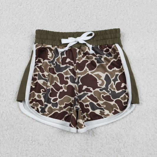 Baby Girls Southern Dark Khaki Camouflage Shorts Bottom Baby Clothing Accessories