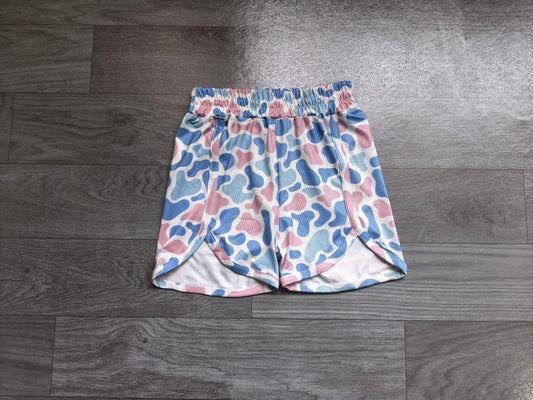 Pre order baby girl camo shorts