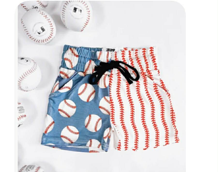 pre order baby boy baseball shorts