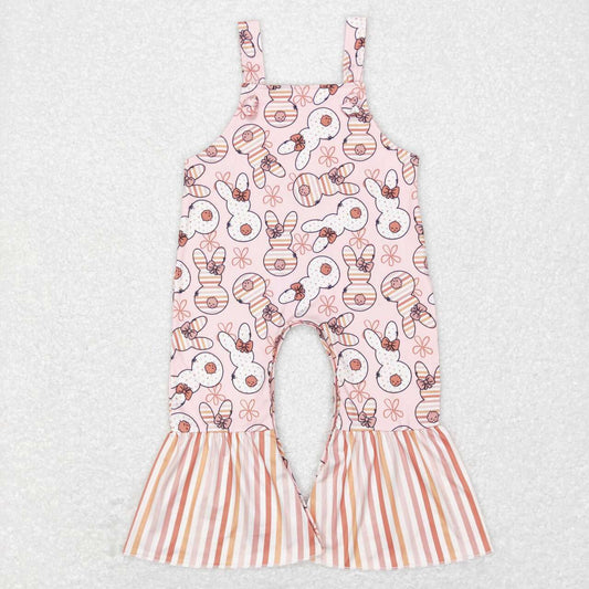 toddler girl easter peeps overall jumpsuit