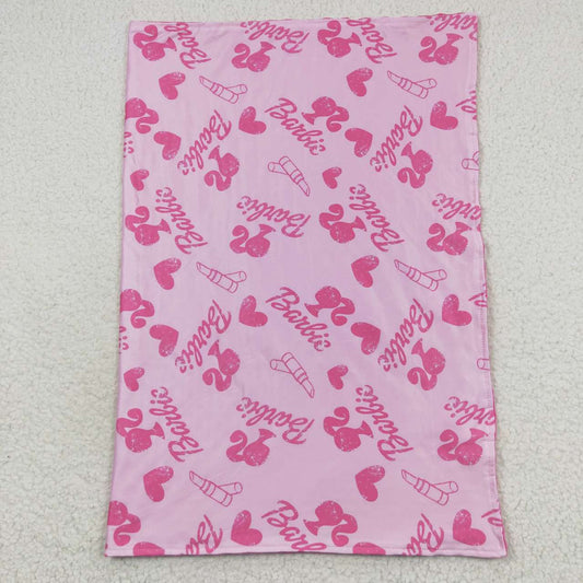 BL0039 Cartoon Love Pink Blanket