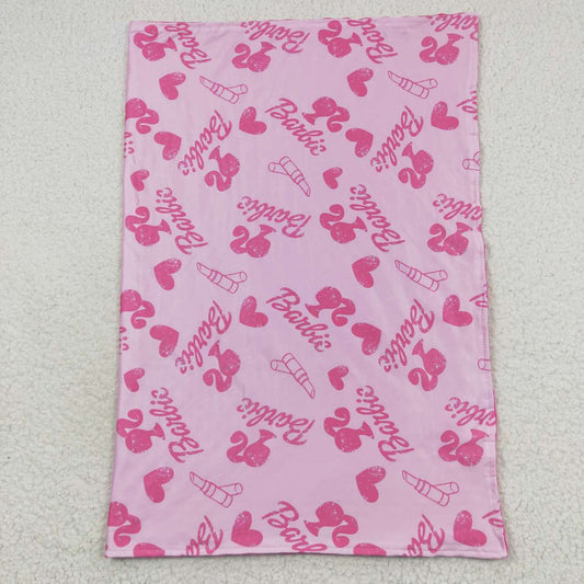 BL0039 Cartoon Love Pink Blanket