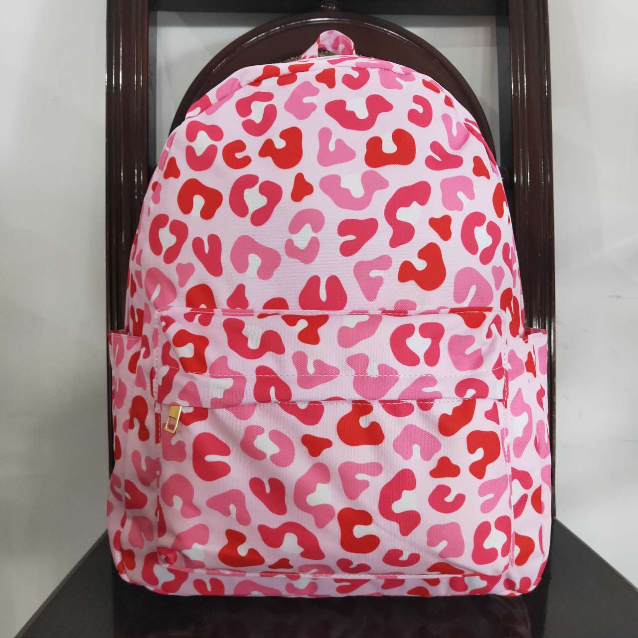 BA0150 Leopard Pink Backpack