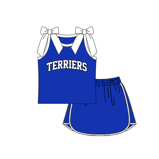 Custom order MOQ 5 Paige team bow skort set