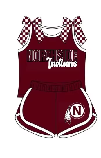 Custom order MOQ 3 Reianna bow shorts set