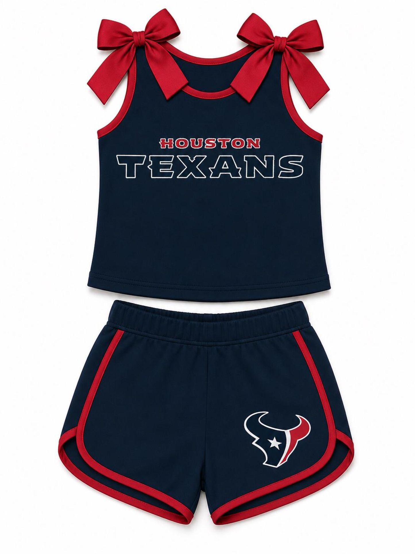 Custom order MOQ 5 Houston Football Team Cheer Sets