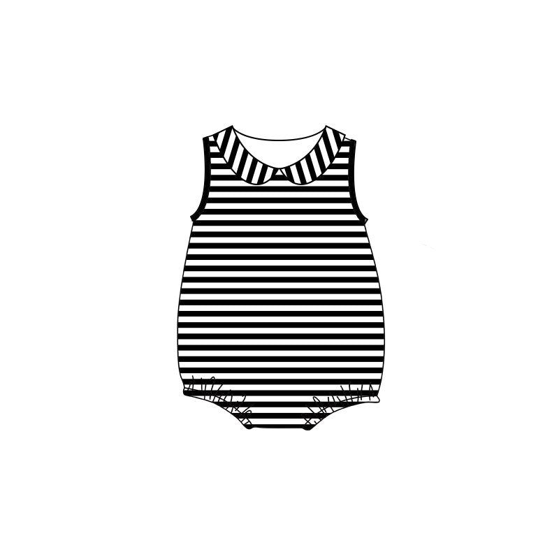 Custom order black white stripes bubble