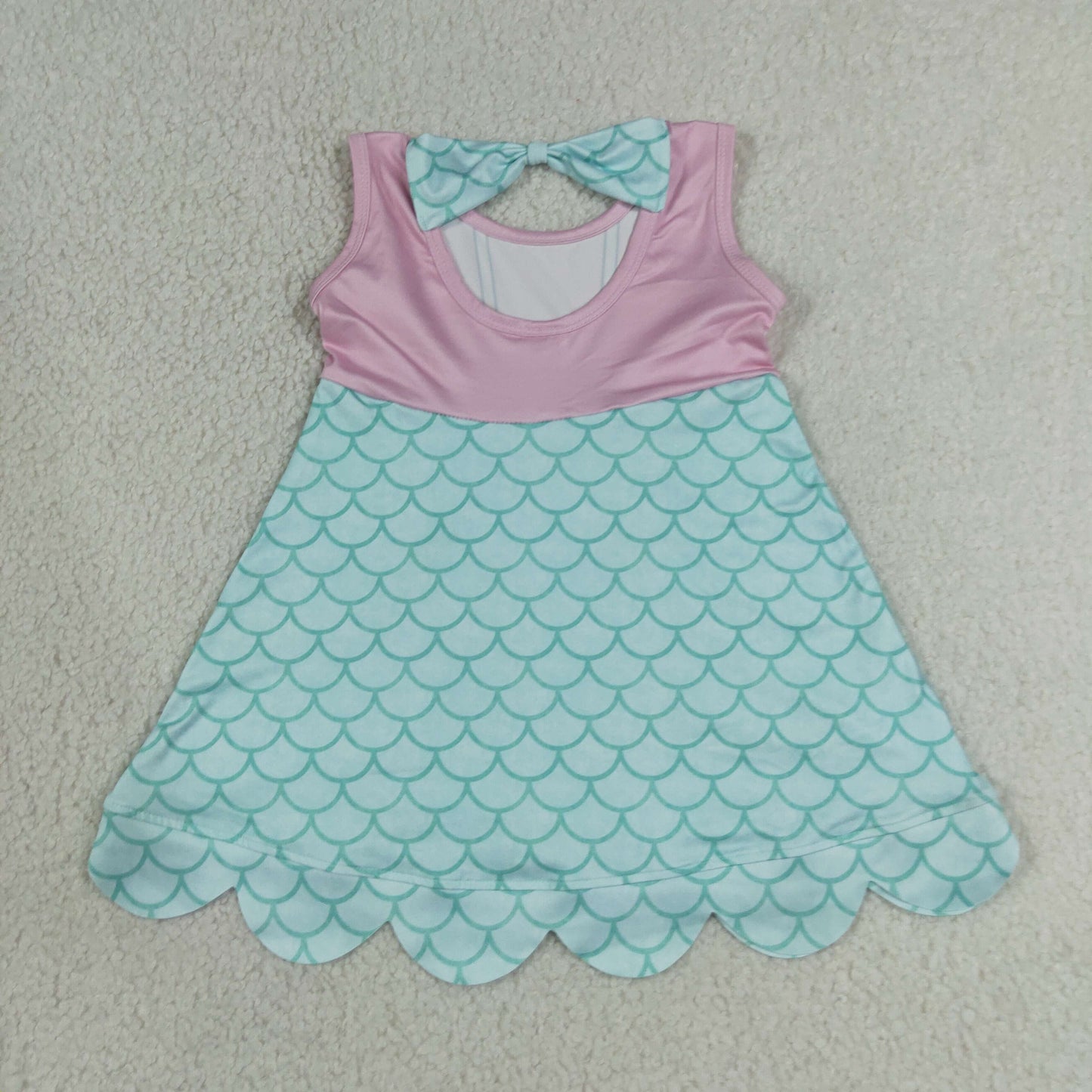 mermaid scallop dress