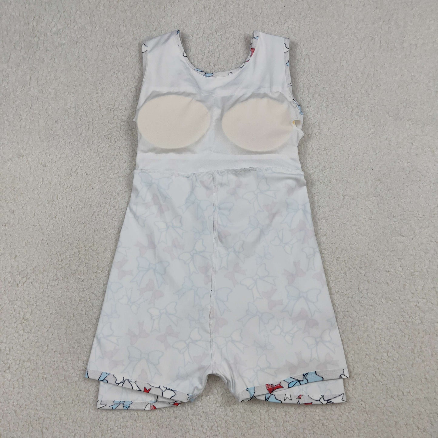 GSD3752 red white blue coquette bows athletic active skort dress