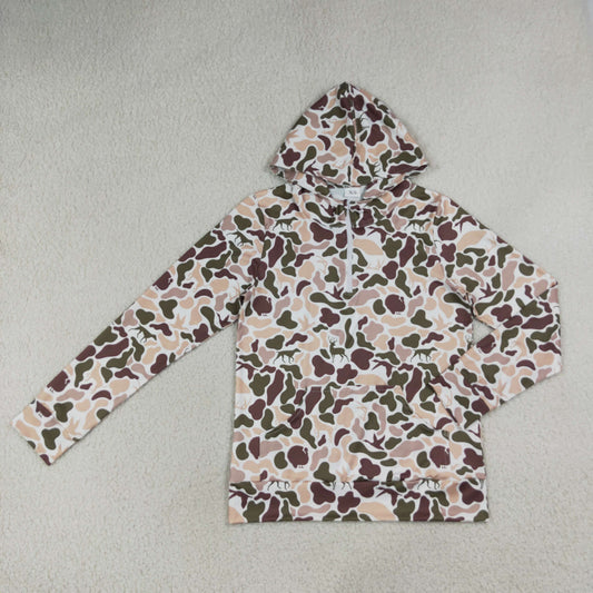 Adult Clothing Women Camo Hoodie