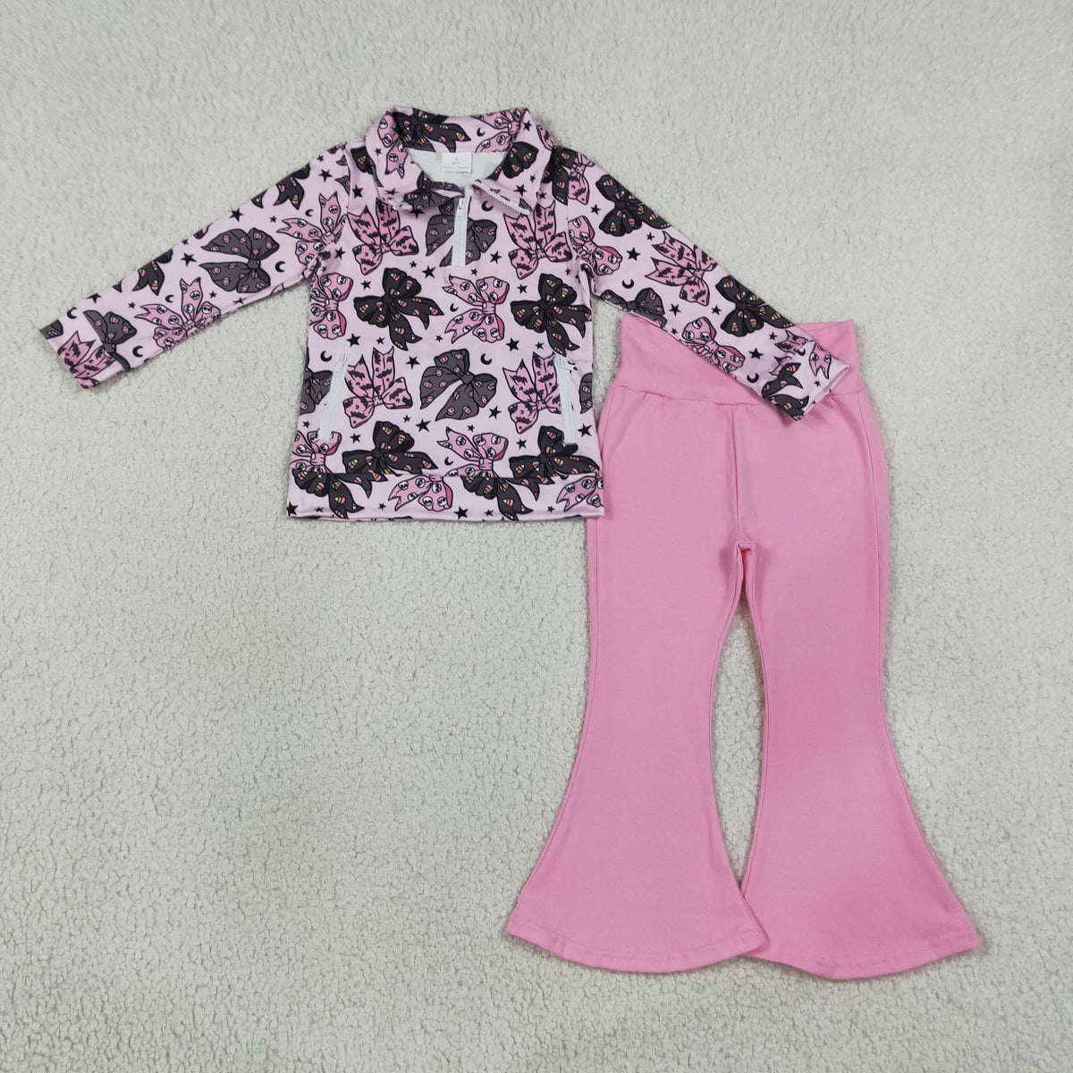 halloween coquette bow pullover belle outfit girls clothing