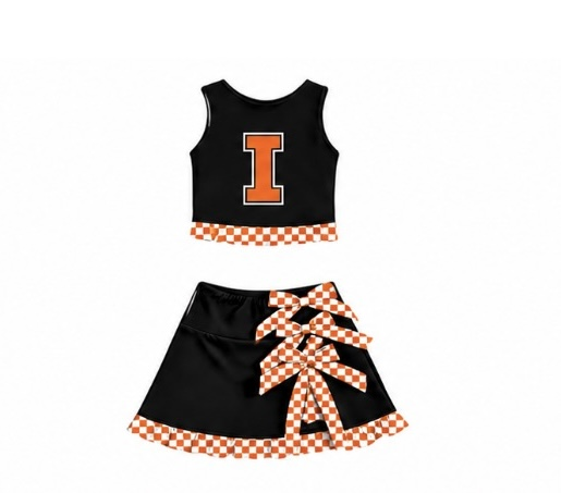 Custom order Kinsey bow skort set