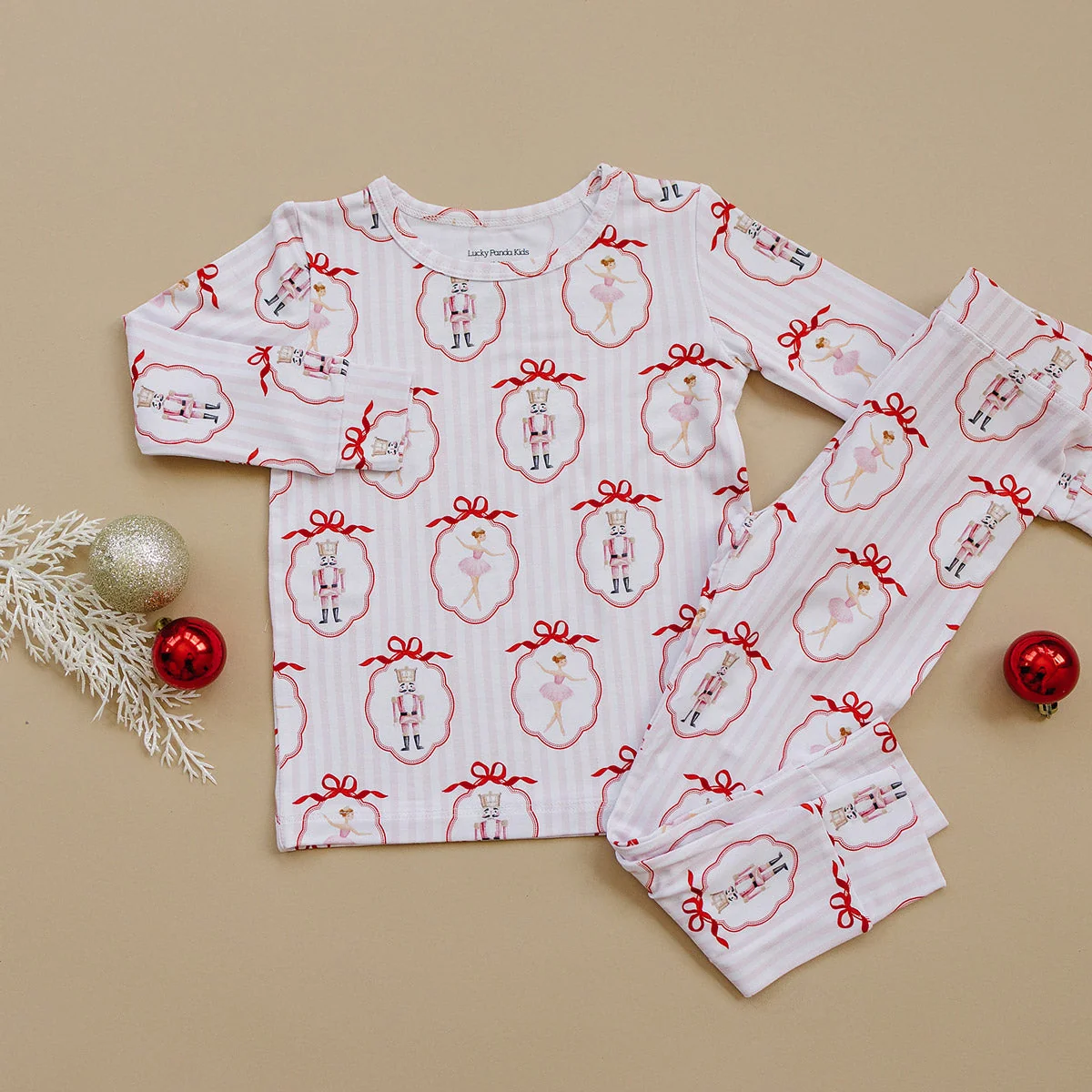 MOQ 8 TAT 7-8weeks custom Two Piece Set Pink Nutcracker