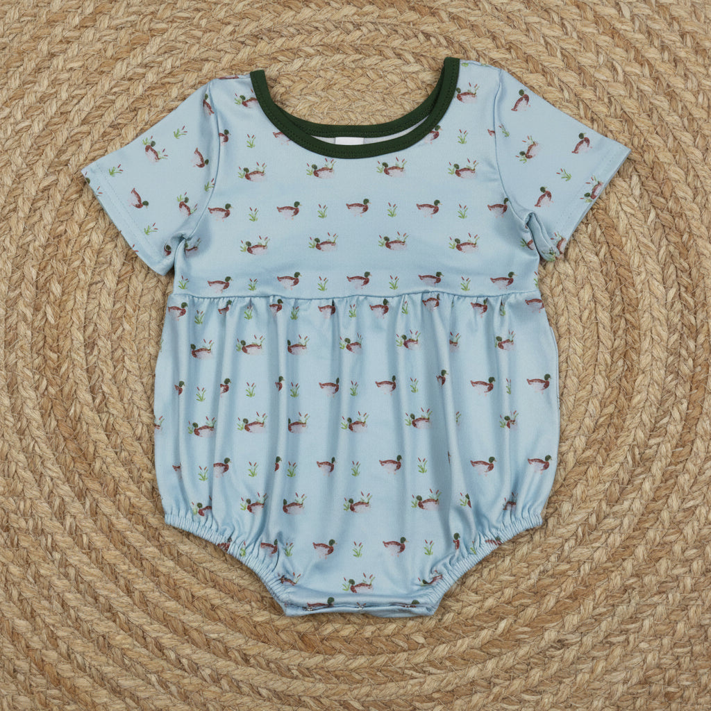 SR3999 duck print boy romper baby clothes